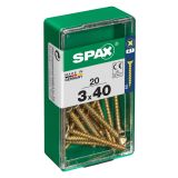 UNIVERZALNI VIJAK SPAX PZ 3X40 YELLOX A2G V ZAVITKU 20KOS