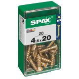 UNIVERZALNI VIJAK SPAX PZ 4.5X20 YELLOX A2G V ZAVITKU 20KOS