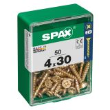 UNIVERZALNI VIJAK SPAX PZ 4X30 YELLOX A2G V ZAVITKU 50KOS