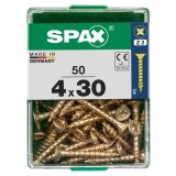 UNIVERZALNI VIJAK SPAX PZ 4X30 YELLOX A2G V ZAVITKU 50KOS