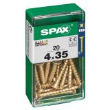 UNIVERZALNI VIJAK SPAX PZ 4X35 YELLOX A2G V ZAVITKU 20KOS