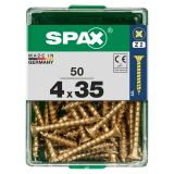 UNIVERZALNI VIJAK SPAX PZ 4X35 YELLOX A2G V ZAVITKU 50KOS