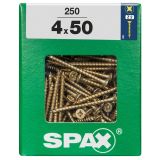 UNIVERZALNI VIJAK SPAX PZ 4X50 YELLOX A2G V ZAVITKU 250KOS