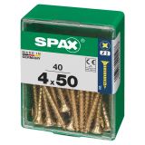 UNIVERZALNI VIJAK SPAX PZ 4X50 YELLOX A2G V ZAVITKU 40KOS