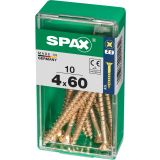 UNIVERZALNI VIJAK SPAX PZ 4X60 YELLOX A2G V ZAVITKU 10KOS