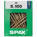 UNIVERZALNI VIJAK SPAX PZ 5X100 YELLOX A2G V ZAVITKU 80 KOS