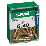 UNIVERZALNI VIJAK SPAX PZ 5X40 YELLOX A2G V ZAVITKU 25KOS