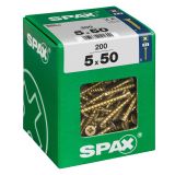 UNIVERZALNI VIJAK SPAX PZ 5X50 YELLOX A2G V ZAVITKU 200KOS