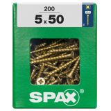 UNIVERZALNI VIJAK SPAX PZ 5X50 YELLOX A2G V ZAVITKU 200KOS