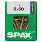 UNIVERZALNI VIJAK SPAX PZ 5X50 YELLOX A2G V ZAVITKU 75KOS