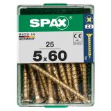 UNIVERZALNI VIJAK SPAX PZ 5X60 YELLOX A2G V ZAVITKU 25KOS