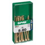 UNIVERZALNI VIJAK SPAX PZ 5X80 YELLOX A2G V ZAVITKU 10KOS