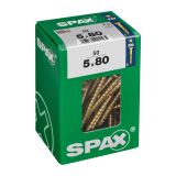 UNIVERZALNI VIJAK SPAX PZ 5X80 YELLOX A2G V ZAVITKU 50 KOS