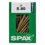 UNIVERZALNI VIJAK SPAX PZ 5X80 YELLOX A2G V ZAVITKU 50 KOS