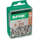 VIJAK CILINDRIČNA GLAVA SPAX PZ 3X20 V ZAVITKU 100 KOS