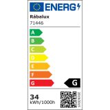 RABALUX DANNY2 LED STROPNA SVETILKA 34W 2800LM Z DALJINCEM