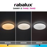RABALUX DANNY2 LED STROPNA SVETILKA 60W Z DALJINSKIM UPRAVLJANJEM