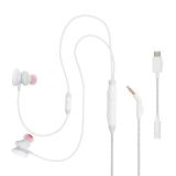 RAČUNALNIŠKA SLUŠALKA JBL QUANTUM 50, USB-C, BELA