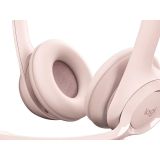 RAČUNALNIŠKA SLUŠALKA LOGITECH H390, ROZA