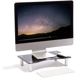 RAČUNALNIŠKI DODATEK VONHAUS STEKLEN PODSTAVEK ZA MONITOR S ČRN