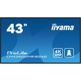 RAČUNALNIŠKI MONITOR IIYAMA 42.5" LED LCD LH4360UHS -B2AG VA 4K 16:9 HDMI/