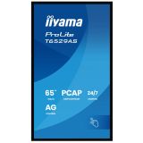 RAČUNALNIŠKI MONITOR IIYAMA 65" LED LCD TOUCH T6 529AS-B1AG VAELED 4K PCAP