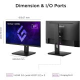 RAČUNALNIŠKI MONITOR VIEWSONIC 27' LED LCD XG27G1 IPS FHD 180HZ HDMUDP G