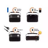 RADIO FM MANTA RDI916 SOLAR