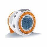 RADIOURA GRUNDIGSONOCLOCK230 USB BELA-ORANŽNA