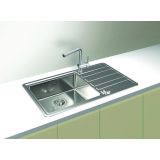 NERJAVNO POMIVALNO KORITO ALVEUS RANDO 50, LEVI 860X500 MM