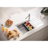 NERJAVNO POMIVALNO KORITO ALVEUS RANDO UP 50 SATIN 865X505 MM, LEVI