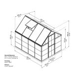 RASTLINJAK PALRAM - HYBRID 6X8