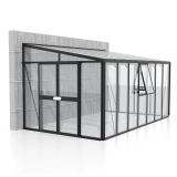 RASTLINJAK, STEKLO/POLIK. VITAVIA ATHENA 11900 ESG/VP ČRNA 2.7X4.6M