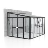 RASTLINJAK, STEKLO/POLIK. VITAVIA ATHENA 8600 ESG/VP ČRNA 3.4X2.7M