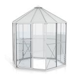 RASTLINJAK, STEKLO/POLIK. VITAVIA PAVILJON HERA 4500 ESG/VP ALU 2.5X5.5M