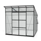 RASTLINJAK, STEKLO/POLIK. VITAVIA PLAYA 7600 ESG/VP ČRNA 2.5X2.5M