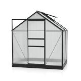 RASTLINJAK, VOLTE PLOŠČE VITAVIA PLANET 2500 HKP 6MM, 1,95X1,31M ČRNA - RASTLINJAK+OKVIR ZA TEMELJ