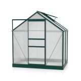 RASTLINJAK, VOLTE PLOŠČE VITAVIA PLANET 2500 HKP 6MM, 1,95X1,31M SMARAGDNA - RASTLINJAK+ OKVIR ZA TEMELJ