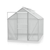 RASTLINJAK, VOLTE PLOŠČE VITAVIA PLANET 5000 HKP 6MM, 1,95X2,57 ALU - RASTLINJAK+OKVIR ZA TEMELJ