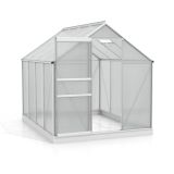 RASTLINJAK, VOLTE PLOŠČE VITAVIA PLANET 5000 HKP 6MM, 1,95X2,57 ALU - RASTLINJAK+OKVIR ZA TEMELJ