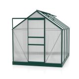 RASTLINJAK, VOLTE PLOŠČE VITAVIA PLANET 5000 HKP 6MM, 1,95X2,57M SMARAGDNA - RASTLINJAK+ OKVIR ZA TEMELJ