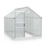 RASTLINJAK, VOLTE PLOŠČE VITAVIA PLANET 6200 HKP 6MM, 1,95X3,21M ALU - RASTLINJAK+OKVIR ZA TEMELJ