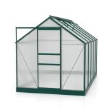 RASTLINJAK, VOLTE PLOŠČE VITAVIA PLANET 6200 HKP 6MM, 1,95X3,21M SMARAGDNA -RASTLINJAK+OKVIR ZA TEMELJ