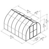 POLIKARBONATNI RASTLINJAK PALRAM BELLA 8X12 Š244 X D367 X V219