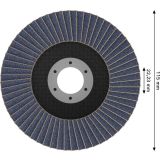 RAVNI BRUSNI LAMELNI DISK BOSCH 115 X 22.23 MM. G40 T27