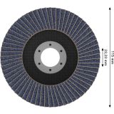 RAVNI BRUSNI LAMELNI DISK BOSCH 115 X 22.23 MM. G60 T27