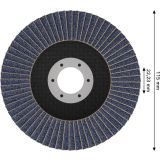 RAVNI BRUSNI LAMELNI DISK BOSCH 115 X 22.23 MM. G60 T29