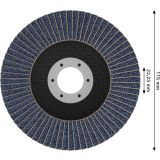 RAVNI BRUSNI LAMELNI DISK BOSCH 115 X 22.23 MM. G80 T29