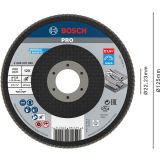 RAVNI BRUSNI LAMELNI DISK BOSCH 125 MM. G120 KOTNA