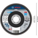 RAVNI BRUSNI LAMELNI DISK BOSCH 125 MM. G120 RAVNA